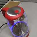 Cosori Electric Kettle, No Plastic Filter & Spout, Tea Kettle & Hot Water Boiler For Coffee & Tea, Water Heater & Teapot, Automatic Shut Off, Borosilicate glass, Red, 1.7L/1500W (1.8 Quarts)