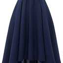 Dressystar Women's Sequin Halter Cocktail Prom Dresses Hi-Lo Sparkly Glitter Homecoming Bridesmaid Wedding Guest Dress, XS