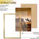 A PLUS MAX 24x36 Picture Frame Gold Light Weight Wall Mount