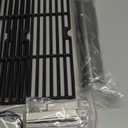 Hiorucet Grill Grates Replacement Parts for Charbroil Advantage 463344015, 463343015, 463335115, Grid Cooking Grates, Heat Plate, Burner, Ignitor and Crossover Tube for Charbroil 4 Burner Grill Parts.