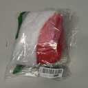 IZUS Women Men Christmas Santa Hat Velvet Red Hats with Fluffy Plush White Brim/Pom for Xmas New Years Holidays Party (One Size)