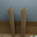 3" x 24" Heavy Duty Made in USA Kraft Paper Mailing Tube, 2 Tubes, 4 Caps