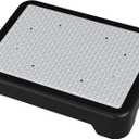 SOYO Mobility One Step Stool, Heavy Duty Indoor Outdoor Non-Slip Small Step Platform Assistive Device for Adult Elderly, Standing Support and Step Riser for Car, Bed, Door, Stair, Bathroom, Black-Gray