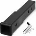 Hitch Extender 2 Inch - Adjustable Trailer Hitch Extension 7.3" - 9.3", 3500 lbs GTW, Includes Hitch Pin, Clip