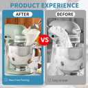 Flour Funnel Compatible with Kitchen Aid Mixer, Stand Mixer Attachment, Easy Pour Mess Free Attachment, Easy to Clean, Flour Funnel Accessories for Pouring Sugar, Flavoring, Eggs and Water
