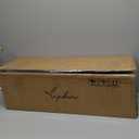 5Ft Fiddle Leaf Fig Tree with White Tall Planter - Fake Fig Silk Plants with 62 Large Fiddle Leaves,Artificial Trees for Home Decor Indoor Outdoor Office