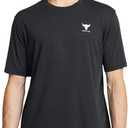 2 x Under Armour Men's Project Rock Simple Branded Short Sleeve T Shirt (Black, S)