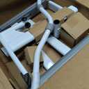 KMINA Toilet Safety Rails for Seniors, Heavy Duty Frame with Handles, Adjustable Height and Width, Handicap Grab Bars