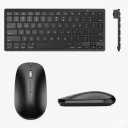 Wireless Keyboard and Mouse for Mac Bluetooth USB C Compatible with Apple MacBook Air Pro iMac Ipad and Windows Laptops Android Tablets (2.4G wireless)