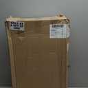 Rubbermaid Wrap N' Craft Plastic Wrapping Paper Organizer Storage Container with Top Ornament Storage Compartment for 20 Standard 30 Inch Rolls, Clear