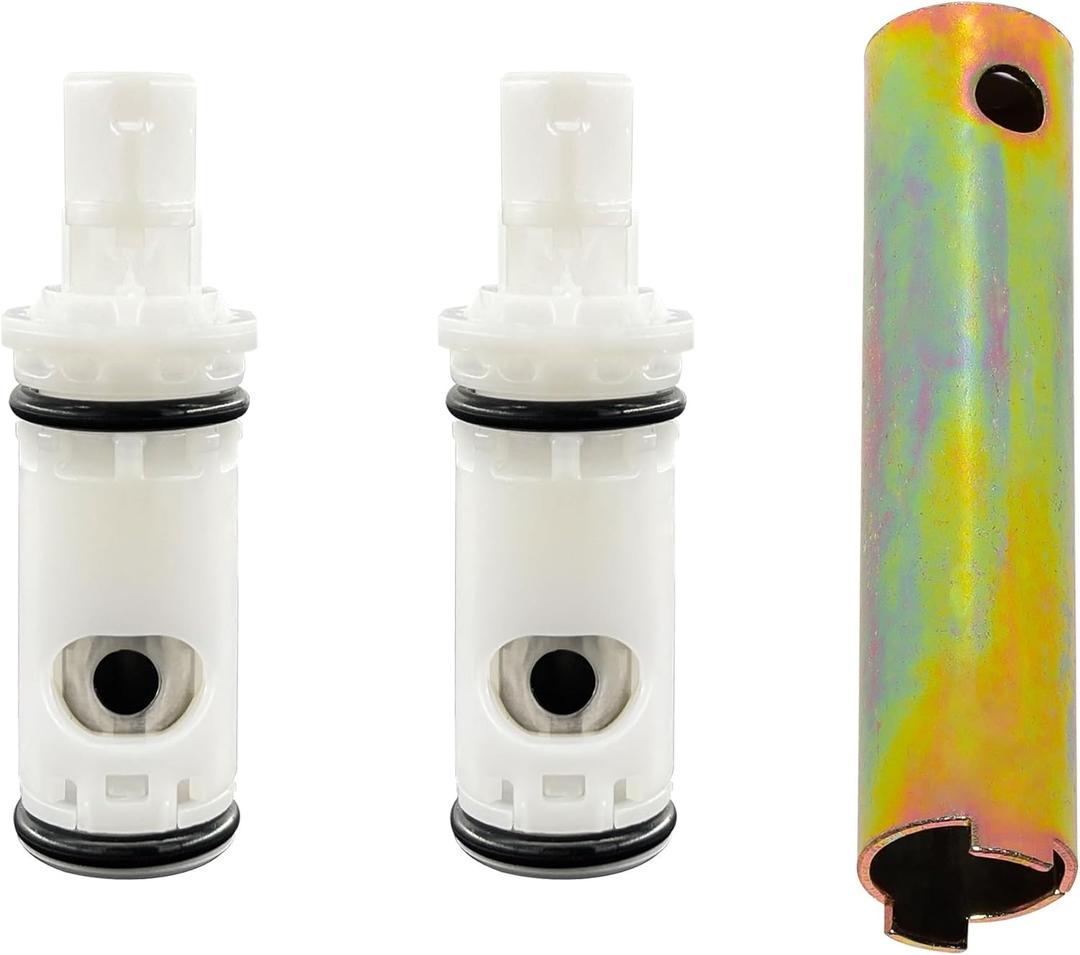 1224 14272 Faucet Cartridge Replacement Compatible with Moen Two Handle Faucets Replacement Kit For Most Double Handle Moen Faucets and Tub/Showers Repair Kit,2+1 Pack