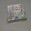 80 Pcs Spring Wildflower Paper Napkins Disposable Floral Decoupage Cocktail Napkins Decorative Butterfly Floral Beverage Towel for Spring Summer Party Favor Supplies,6.5"*6.5"