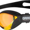 ARENA Unisex Adult Cobra Tri Swimming Goggles for Triathlon and Fitness Swipe Anti-Fog Wide Vision Mirror Lens