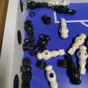 Hathaway Highlander 55-in Outdoor Foosball Table Adult Size - White Soccer Table Game Set with Waterproof Surface, Anti-Rust Rods, Ergonomic Handles, Nylon Cover, 2 Scorers, and 2 ABS Foosball Balls