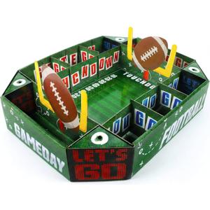JOYIN 1 Pcs Football Snack Trays, Large Stadium Shaped Serving Tray for Football Party Supplies, Sport Snack Plates for Parties Table decoration, Paper Platter for Sport Celebration Table Favor