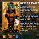 Halloween Bean Bag Toss Game Banner, Happy Halloween Pumpkin Ghost Party Game Set with Bean Bags for Kids Family Fall Fun Throwing Game Party Favors Backdrop Decoration Supplies Indoor Outdoor (76 x 135cm)