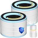 LAP-B851S Filter Replacement Compatible with LEVOIT Sprout Air Puri-Fier, H13 Grade 3-in-1 True HEPA Filter & Activated Carbon Filter, 2 Pack