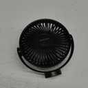 Momcozy 8000mAh Portable Stroller Fan, 27H Ultra-long Battery Life Detachable 4 Speed 360°Rotate LED Night Light with 2 Modes, USB Rechargeable Handheld Cooling Fan for Travel/Car Seat/Bedroom, Black