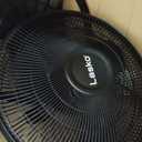 Lasko 2521 16 Inch 3-Speed Quiet Adjustable Tilting Wide-Area Oscillating Standing Pedestal Fan for Bedroom, Kitchen, Home, and Office, Black