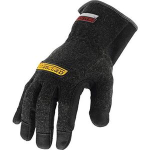 Ironclad HEATWORX REINFORCED; Heat and Cut Resistant Gloves, Palm Heat Protection Rated up to 450F, (1 Pair), Black
