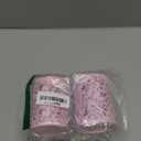 CTKcom 2 Pack Hollow Rose Flower Pattern Metal Pen Pencil Pot Cup Holder Desk Container Organizer,2 Pieces,Pink