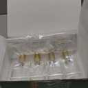 YU FENG 12pcs Clear Perfume Spray Bottles 15ml Glass Fine Mist Sprayer Empty Spray Bottles Refillable Container Perfume Atomizer for Cleaning, Essential Oil, Liquid, Gold-2