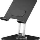 Mobile Holder with 360 Degree Rotating Flexible Foldable for Tablets Stand (Black)