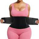 Lisacool Waist Trainer for Women Waist Sweat band for Women Sweat Band Waist Trimmer,Belly Belt,Waist Trainer,Cincher Trimmer (Medium)
