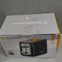 Toastmaster 2-Slice Cool Touch Toaster, black with stainless accent
