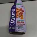 Pyure Organic Maple Flavored Syrup | Sugar-Free Maple Syrup for Pancakes, Waffles, Keto Desserts | 2g Net Carbs, Gluten-Free, Vegan, Plant-Based, Non-GMO, Diabetic Friendly | 14 oz Bottle