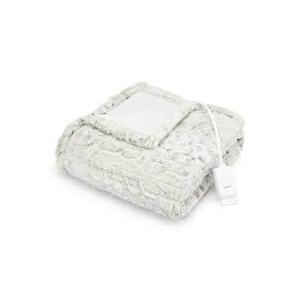 SunBeam Faux Fur Throw Snow Leopard 50x60inch