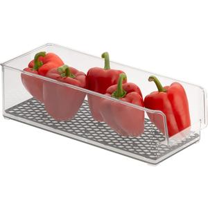 Spectrum Hexa in-Fridge Large Refrigerator Organizer Bin for Storage and Organization of Fruit Vegetables Produce and More, 15 x 6 x 4.25 Spectrum Hexa in-Fridge Large Refrigerator Organizer Bin for Storage and Organization of Fruit Vegetables Produce and More, 15 x 6 x 4.25