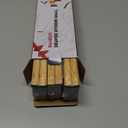 VaeFae Adjustable Bamboo Drawer Dividers, Expandable Drawer Organizer for Kitchen, Bedroom, Bathroom, Dresser and Office, 6-Pack (2.4"High, 16.6-21.8"Long, 6Pack)