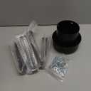 Christmas Tree Stand for Live Tree, Adjustable Metal Tree Holder for Real Christmas Tree Fits up to 8 Ft, Heavy Duty Christmas Tree Stand Base for Xmas Tree Decoration 1.38 to 3.3 inch Trunk Diameter