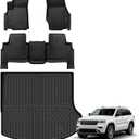 Floor Mats & Trunk Mat Compatible with 2022-2026 Jeep Grand Cherokee WL 5-Seat (Include 4xe, Not for WK2 or WL75),All Weather TPE Floor Mats and Cargo Liner