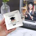 Graduation Gift for Her 2026 – Cap & Flowers Graduate 4" Ceramic Jewelry Dish – Class of 2026 Gift for Daughter, Sister, Friend– High School, College or University Graduate Keepsake Jewelry Tray Gifts