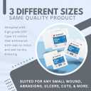 Dealmed 2 x 2 Sterile Gauze Pads (100 Count) Disposable and Individually Wrapped Medical Gauze Pads, Wound Care Product for First Aid Kit and Medical Facilities (Pack of 1)