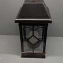 Smart Solar 3938KR1 San Felipe Solar Lantern, Battery Powered, Bronze