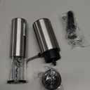 Electric Wine Decanter and Electric Wine Opener, Corporate Gift Pro Electric Wine Aerator and Opener Set with Wine Foil Cutter, and Wine Stopper Vacuum Saver (Stainless Steel)