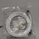 G-PLUG 6FT RG6 Coaxial Cable Connectors Set - High-Speed Internet, Broadband and Digital TV Aerial, Satellite Sky Cable Extension- Weather-Sealed Double Rubber O-Ring and Compression Connectors White