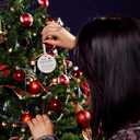 2 x Gifts for Coworkers, Friendship Gifts for Women, Work Bestie, Best Friend, Coworkers Christmas Ceramic Ornament (Coworker)