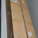 FOLUBAN Small Bookshelf and Bookcase, 3 Tier Open Book Shelf, Modern Metal and Wood Shelving Unit for Living Room Bedroom, Oak