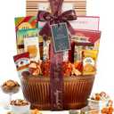 Broadway Basketeers Sympathy Gift Baskets Bereavement & Condolences Care Package with Gourmet Snacks - Thoughtful Sympathy Gifts Delivery for Loss of Loved One, Funeral, or Kosher Shiva (EXP 08/28/26)