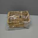 Dukrouk Plastic Silverware Holder for Parties, Plastic Silverware Holder with 4 Independent Compartments for Events, 9.06*5.91*5.12Inches