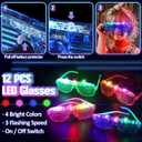 150PCS Glow in the Dark Party Supplies for Kids Adults, Light Up Party Favors with Light Up Glasses, Headband, Rings, 100 Glow Sticks Bulk Party Pack DIY Glow Necklaces Bracelets, Neon Party Supplies