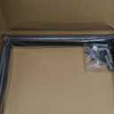 12 Inch Shelf Bracket Heavy Duty L Shelf Bracket 12 x 8 Inch Metal Shelf Bracket with Hardware, Black, 4 Pack