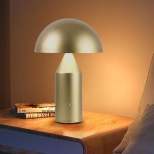 Table Lamp, 3 Color Stepless Dimming Touch Lamp Mushroom Desk Lamp(14.2" H x 9.84" W)