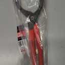 HORUSDY 12" Adjustable Oil Filter Pliers, Adjustable Oil Filter Wrench Removal Tool (Red)