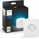 Philips Hue Bridge, Unlock the Full Potential of Hue Bridge System, Multi-Room and Out-of-Home Control, Create Automations and Zones, Smart Lighting Hub, Works with Voice and Matter-Compatible (1 Count (Pack of 1))