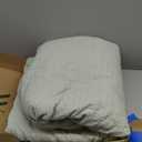 Amlie Home Waffle Cooling Comforter King Size, Q-Max 0.45 Reversible Lightweight Cooling Blanket for Hot Sleepers, Silk Breathable Bedding for Night Sweats, 106"x90", Sage Green